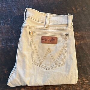 Wrangler Light Tan Denim Pants